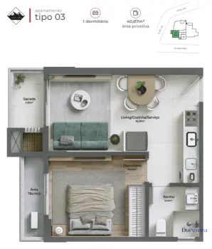 Imagem do anúnio: Vendo apartamento em Joaçaba , Santa Catarina no bairro Bairro Tobias