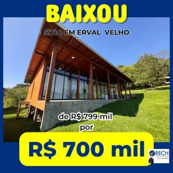Imagem do anúnio: Vendo fazenda / sítio / chácara em Erval Velho , Santa Catarina no bairro Interior