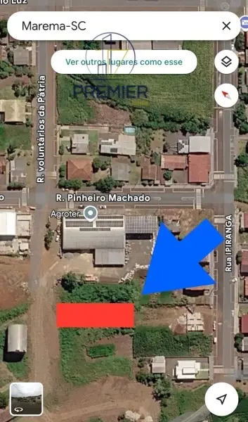 Imagem do anúnio: Vendo terreno / lote / condomínio em Marema , Santa Catarina no bairro Centro