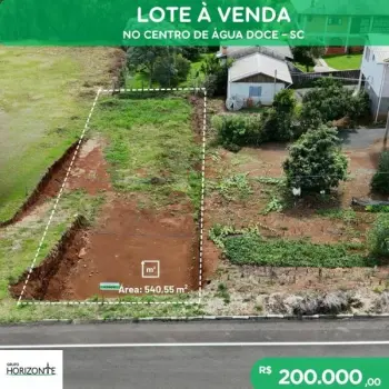 Imagem do anúncio: Vendo terreno / lote / condomínio em Água Doce , Santa Catarina no bairro Centro
