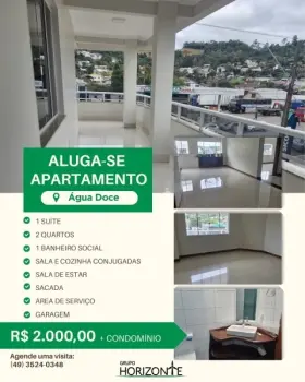 Imagem do anúnio: Alugo apartamento em Água Doce , Santa Catarina no bairro Centro