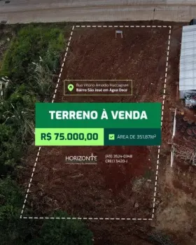 Imagem do anúncio: Vendo terreno / lote / condomínio em Água Doce , Santa Catarina no bairro São José