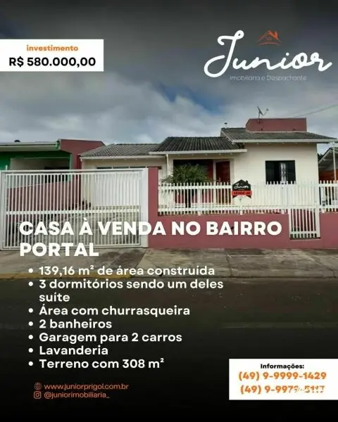 Imagem do anúnio: Vendo casa em Fraiburgo , Santa Catarina no bairro Portal