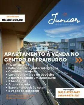 Imagem do anúnio: Vendo apartamento em Fraiburgo , Santa Catarina no bairro Centro