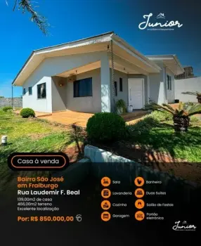 Imagem do anúnio: Vendo casa em Fraiburgo , Santa Catarina no bairro São José