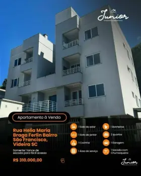 Imagem do anúnio: Vendo apartamento em Videira , Santa Catarina no bairro São Francisco
