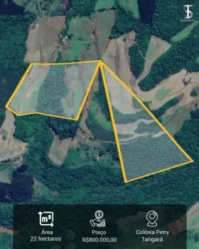 Imagem do anúnio: Vendo fazenda / sítio / chácara em Tangará , Santa Catarina no bairro Linha Petry