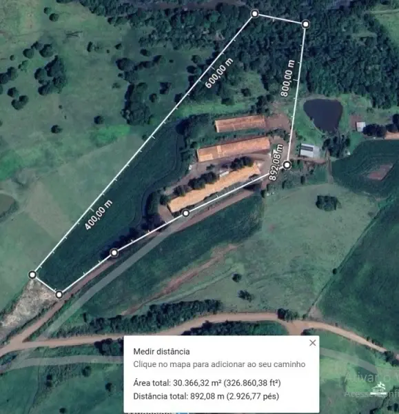 Imagem do anúnio: Vendo fazenda / sítio / chácara em Marema , Santa Catarina no bairro Linha Baliza