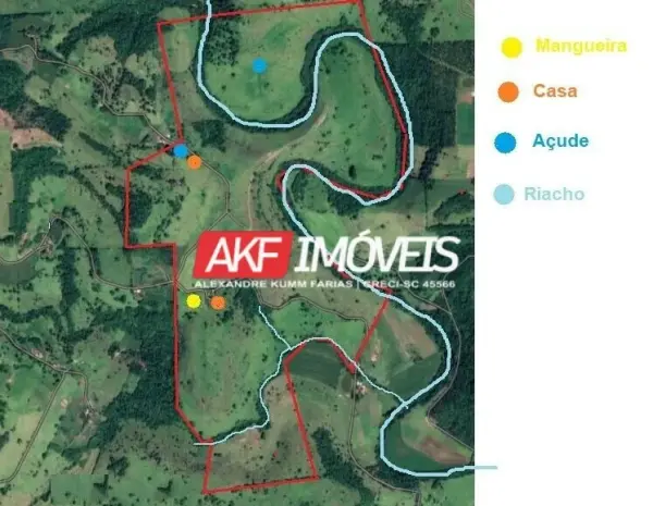 Imagem do anúnio: Vendo fazenda / sítio / chácara em Descanso , Santa Catarina no bairro Interior