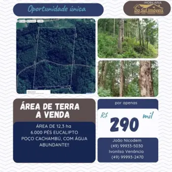 Imagem do anúnio: Vendo terreno / lote / condomínio em Lindoia do Sul , Santa Catarina no bairro Interior